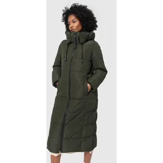 Marikoo Winterjacke »Marikoo Nadeshikoo XVI Damen lange Winter Steppjacke B985«, grün