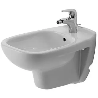 Duravit D-Code mit Überlauf, und Hahnlochbank