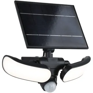 Paulmann Solar LED Wandfluter 9 W Edelstahl 25,8 cm inkl. Bewegungsmelder grau, schwarz