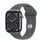 Watch Series 11 GPS + Cellular 42 mm Titaniumgehäuse beige Sportarmband grau M/L