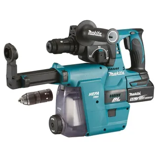 Makita DHR243RTJW inkl. 2 x 5,0 Ah + Makpac + Schnellladegerät + Staubabsaugung
