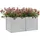 Garten-Hochbeet 160 x 80 x 77 cm Silber