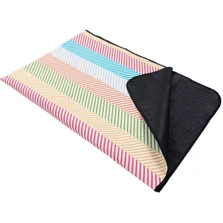 Esposa Picknickdecke , Multicolor , Textil , Fischgrät , 180x200 cm , Freizeit & Co, Camping, Picknickdecken