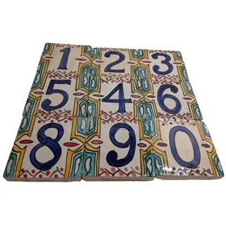 Marokkanische Zellige Nummer Fliesen Nummer 0 Zero 10cm/10.2cm