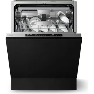 Klarstein Velaire Spülmaschine 60cm - Vollintegriert, 14 Plätze, 6 Programme, 42 dB, A , AquaStop, Einbauspülmaschine, Geschirrspüler - Schwarz