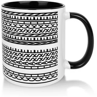ZHLIMY Ich Hasse Menschen Tasse, Tasse Ich Hasse Menschen mit Einem lustigen Spruch, Lustiges Geschenk, Allover-Druck, Horizontale Lesung (Schwarz)