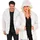 Damen und Herren Plüschjacke Kostüm Party Outfit Karneval Festival