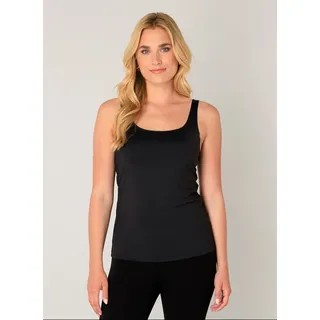 Base Level Trägertop, in Basic-Optik, schwarz
