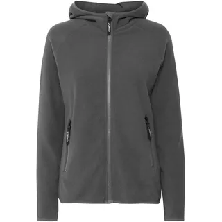 Fleecejacke OXMO "Fleecejacke OXFinja", Damen, Gr. S, grau (pewter), Obermaterial: 100% Polyester PES., Jacken Fleecejacke