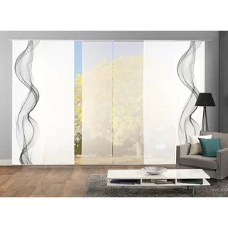 HOME WOHNIDEEN Alberta Klettband 60 x 245 cm grau 6 St.