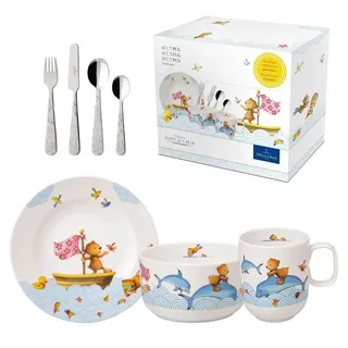 Villeroy & Boch Kindergeschirr-Set Happy As A Bear 7-teilig mehrfarbig