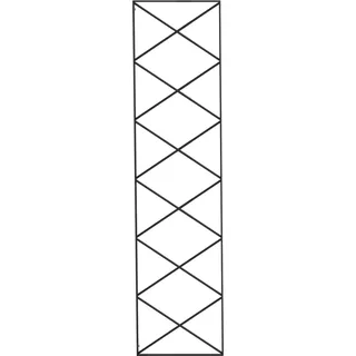 Eleo Rankgitter Vite Pulverbeschichtet Schwarz