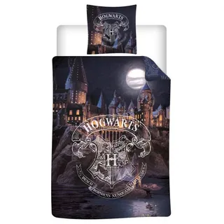 HARRY POTTER Hogwarts Blau 140 x 200 cm + 65 x 65 cm