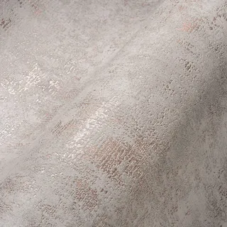 A.S. Création Vliestapete Uni Metallic 53 cm x 10 m 0 g Grau/Braun