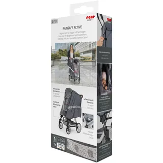 Reer Regenschutz DesignLine Rainsafe Activ für Buggys mit Verdeck und Liegefunktion sowie Sportwagen, 84041