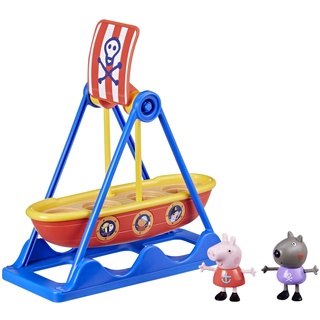 Hasbro Peppa Pig Piratenschiff-Spaß mit Peppa, Spielset mit 2 Figuren, Kinderspielzeug, Blue