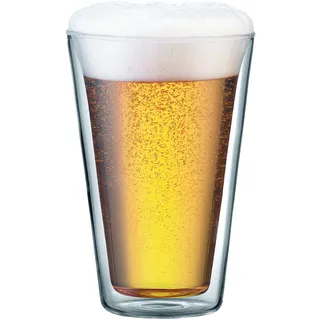 Bodum CANTEEN Gläser-Set (Doppelwandig, 0,4 liters) transparent, 2 Count (Pack of 1)
