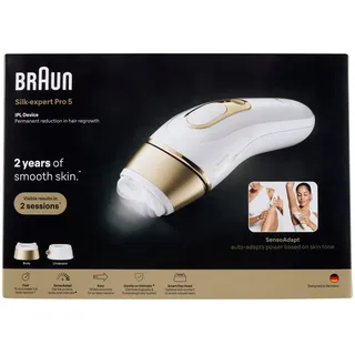 Braun IPL Haarentferner PL5210 Weiß/Gold