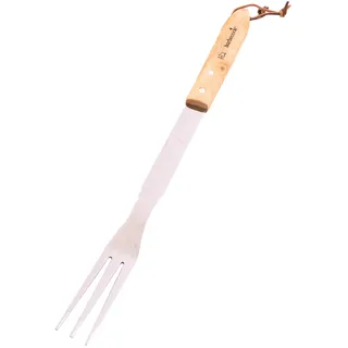 barbecook Grillgabel 46 cm Edelstahl Holzgriff