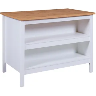 Interlink Kücheninsel Julina 124 x 75 x 82 cm Weiß