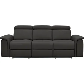 OTTO home Couch Kunstleder 3-Sitzer Braun