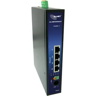 Allnet 172755. Netzwerkbrücke 100 Mbit/s. Schwarz