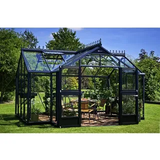 Juliana Orangerie 15 Alu Schwarz ESG 3 mm 15,10 m2