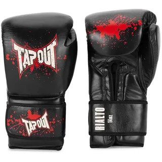 Tapout Rialto Lederboxhandschuhe - Black / Ecru / Red - 16 oz