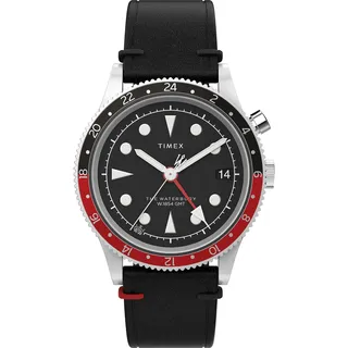 Timex Waterbury Analog Leder 39 mm TW2W22800