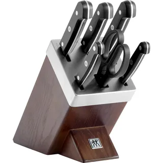 Zwilling Gourmet Selbstschärfender Messerblock 7-tlg. Braun