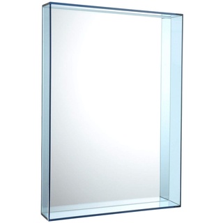 Kartell 8320AZ Spiegel Only Me 50 x 70 x 9 cm PMMA, transparent blau