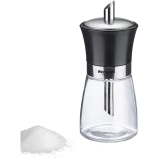 Westmark Zuckerdosierer, Fassungsvermögen: 190 ml, Glas/Rostfreier Edelstahl/Kunststoff, Blacky, Transparent/Schwarz/Silber, 63592260