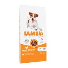 2x12kg Pui Adult Small & Medium IAMS for Vitality Hrană uscată câini