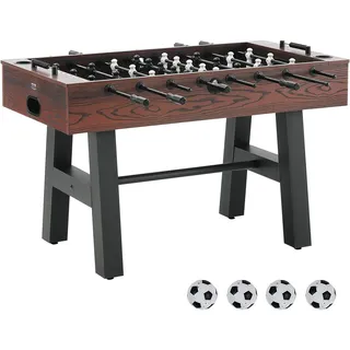 VEVOR Kickertisch, 55-Zoll-Kickertisch in Standardgröße, Indoor-Kickertisch in Voller Größe für Zuhause, Familie und Spielzimmer, Fußball mit Kickertisch-Set, inklusive 4 Bällen und 2 Getränkehaltern