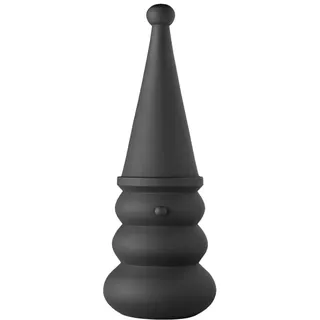 Villeroy & Boch - Christmas Chic Dekofigur Schneemann Schwarz, Weihnachtsdekoration, Modern, Deko Weihnachten Elegant, Polyresin