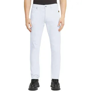 G-Star Herren 3301 Slim Jeans, Weiß (Paper White gd Destroyed 51001-D552-H155), 30W / 32L