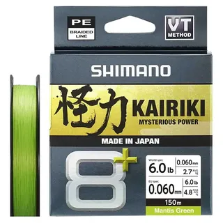Shimano Fishing Shimano Kairiki 8+ Mysterious Power 150 m, green)