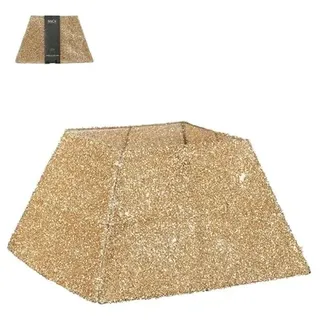 Mica Decorations Weihnachtsbaumrock - L50 x B50 x H30 cm - Gold