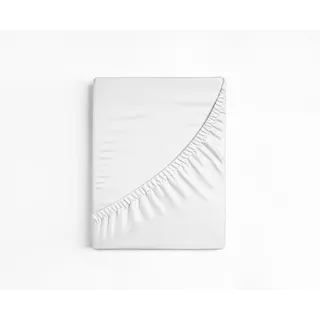 bellana Spannbettlaken Jersey 180 x 200 cm weiß