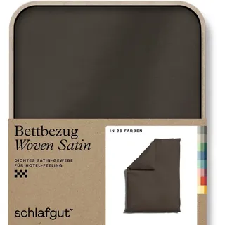 schlafgut Woven Satin« besonders dicht gewebt, Mix & Match: passender Kissenbezug erhältlich, beige