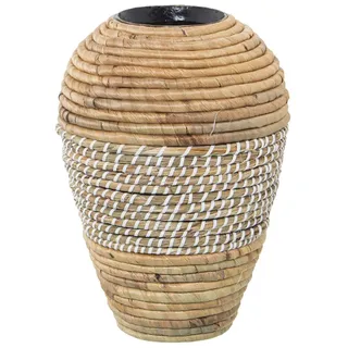 Alexandra House Living Vase Seegras 21 x 21 x 30 cm