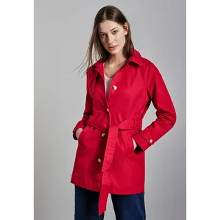 STREET ONE Trenchcoat mit Gürtel zum Taillieren, rot