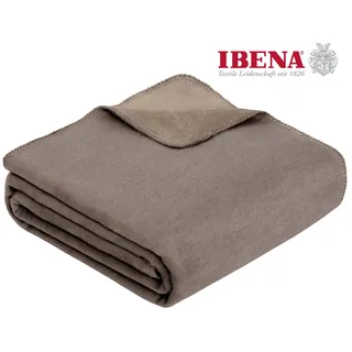 IBENA Dublin Kuscheldecke 150 x 200 cm Braun