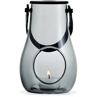 Holmegaard Laterne Glas H 16,0 cm 1 x grau