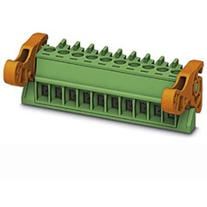 PHOENIX CONTACT MC 1,5/7-ST-3,5-LR Leiterplattensteckverbinder, 1.5 mm2 Nennquerschnitt, 7 Anschlüsse, MC 1,5/..-ST-LR Artikelfamilie, 3.5 mm Rastermaß, Grün, 50 Stück