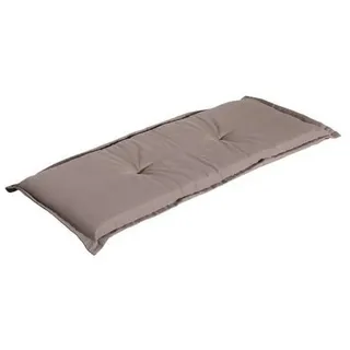 Bankauflage , Taupe , Textil , Uni , Füllung: Schaumstoff, Fleece , 150x7x48 cm , weich , Gartenmöbel, Gartenpolster & Auflagen, Bankauflagen