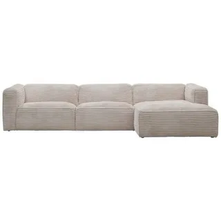 Stylife Ecksofa , Creme , Textil , Ottomane rechts, Eckteil , 332x163 cm , Stoffauswahl, seitenverkehrt erhältlich, Armteil links, Armteil rechts , Wohnzimmer, Sofas & Couches, Wohnlandschaften, Ecksofas