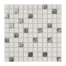 Mosaik Marmor Roma Silver 30 cm x 30 cm