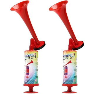 FARBIN Laut Air Horn Hupe Handheld Luftdruck Fanfare Pumpe, Klassische Air Horns Signalhorn Trompete Airhorn Krachmacher Stadion Fußball Tröte
