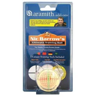 Aramith TRAININGSKUGEL 52 mm Snooker NIC Barrow, mit ?bungsanleitung